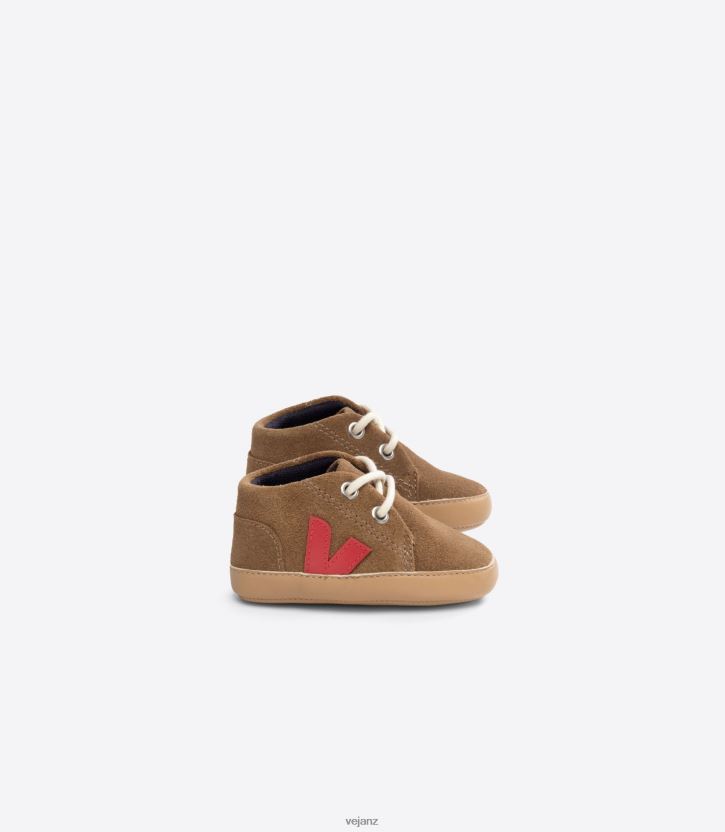 BABY SUEDE BROWN PEKIN Kids Veja D42FZB406 Shoes
