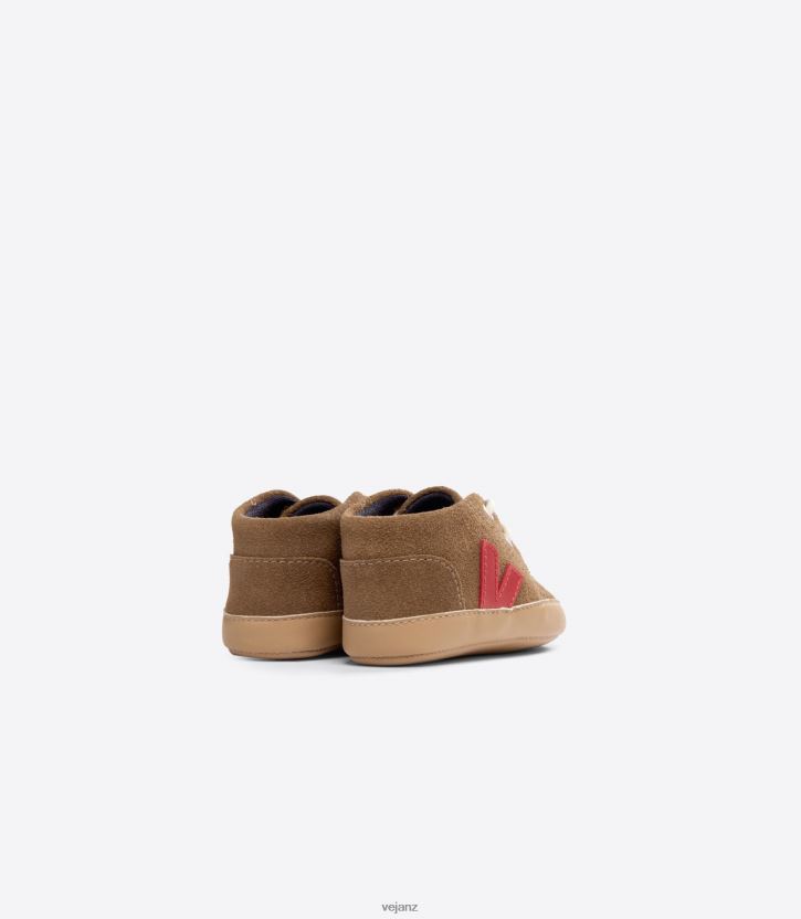 BABY SUEDE BROWN PEKIN Kids Veja D42FZB406 Shoes