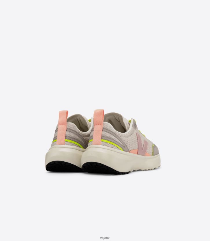 CANARY ELASTIC LACES ALVEOMESH NATURAL BABE Kids Veja D42FZB388 Shoes