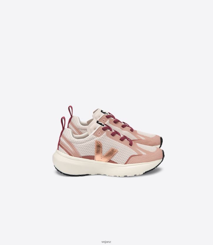 CANARY ELASTIC LACES ALVEOMESH NATURAL VENUS Kids Veja D42FZB385 Shoes