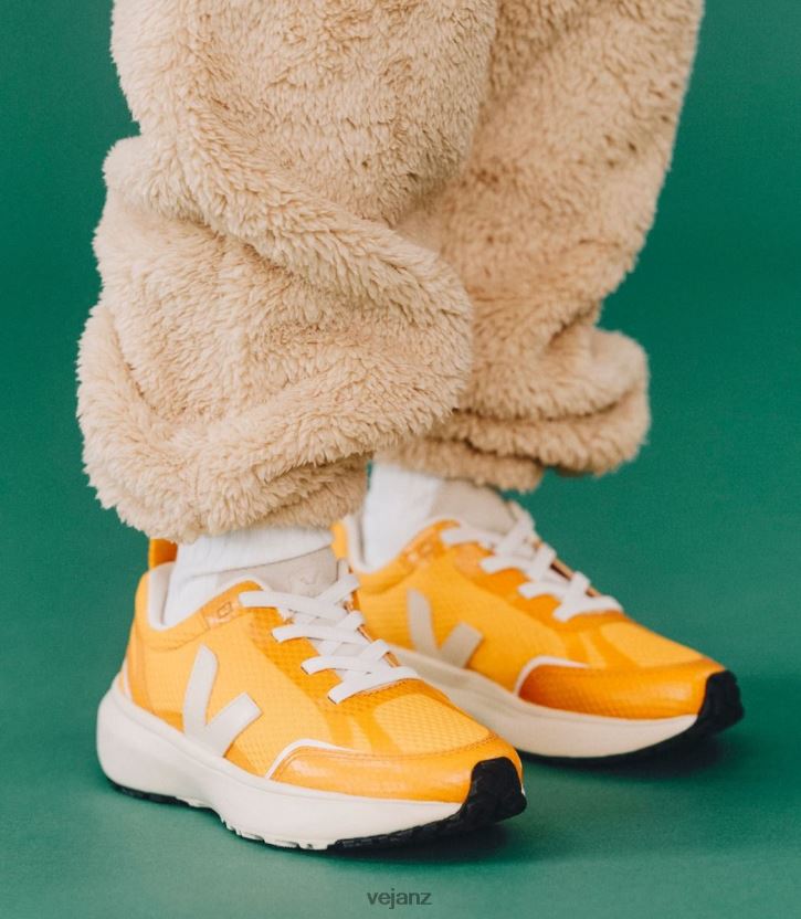 CANARY ELASTIC LACES ALVEOMESH OURO PIERRE Kids Veja D42FZB382 Shoes