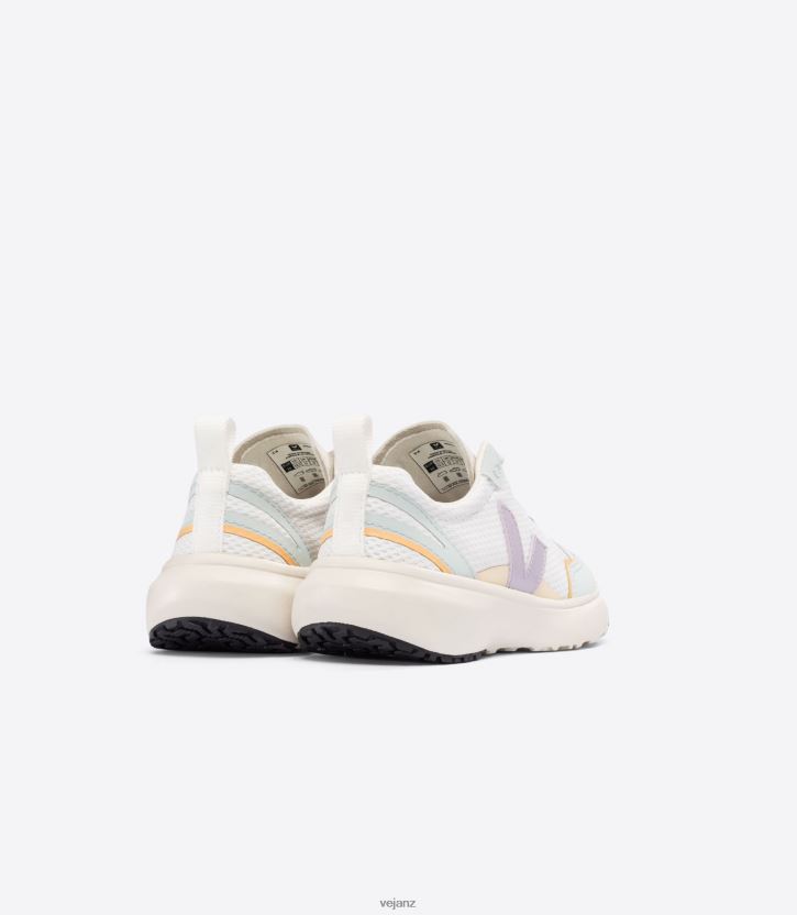 CANARY ELASTIC LACES ALVEOMESH WHITE PARME Kids Veja D42FZB386 Shoes