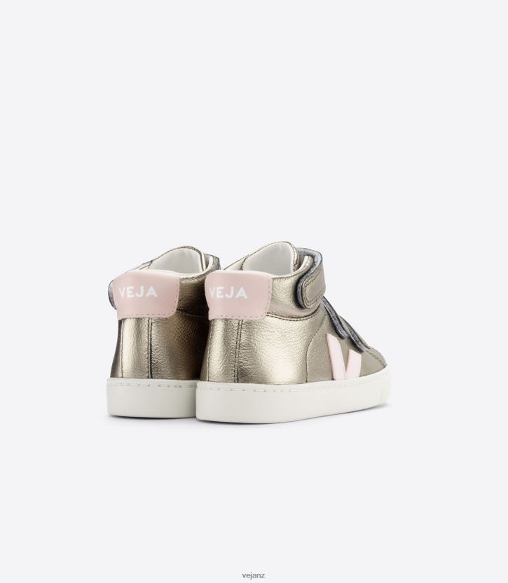 ESPLAR MID CHROMEFREE LEATHER BRONZE PETALE Kids Veja D42FZB315 Shoes