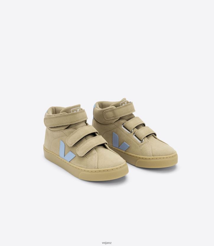 ESPLAR MID SUEDE DUNE STEEL Kids Veja D42FZB311 Shoes