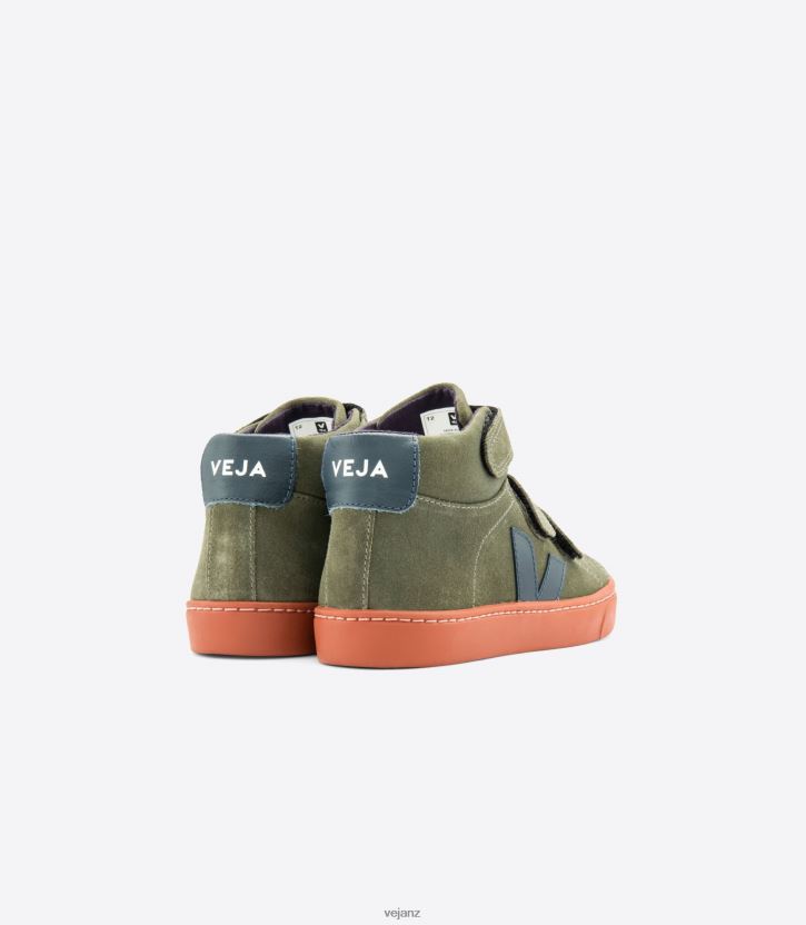 ESPLAR MID SUEDE MUD NAUTICO RUST SOLE Kids Veja D42FZB312 Shoes