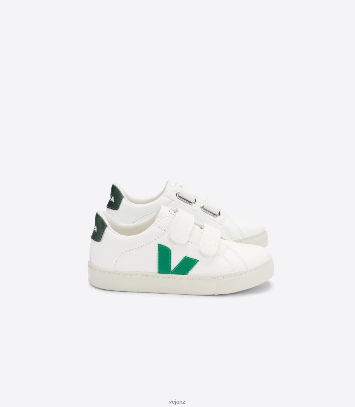 ESPLAR CHROMEFREE LEATHER WHITE EMERAUDE CYPRUS Kids Veja D42FZB337 Shoes