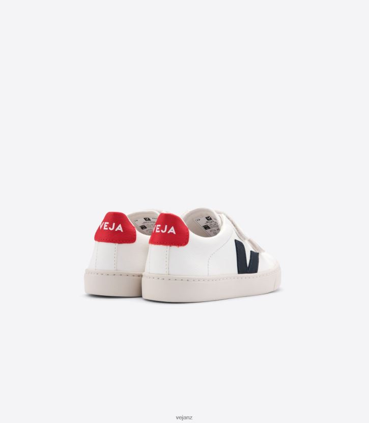 ESPLAR CHROMEFREE LEATHER WHITE NAUTICO PEKIN Kids Veja D42FZB321 Shoes