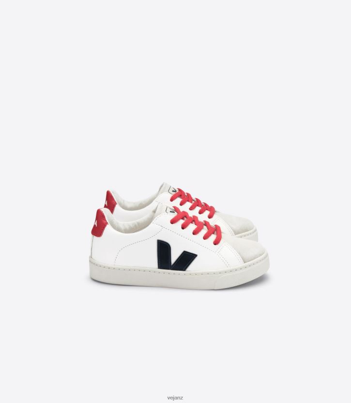 ESPLAR LACES CHROMEFREE LEATHER WHITE NAUTICO PEKIN Kids Veja D42FZB342 Shoes