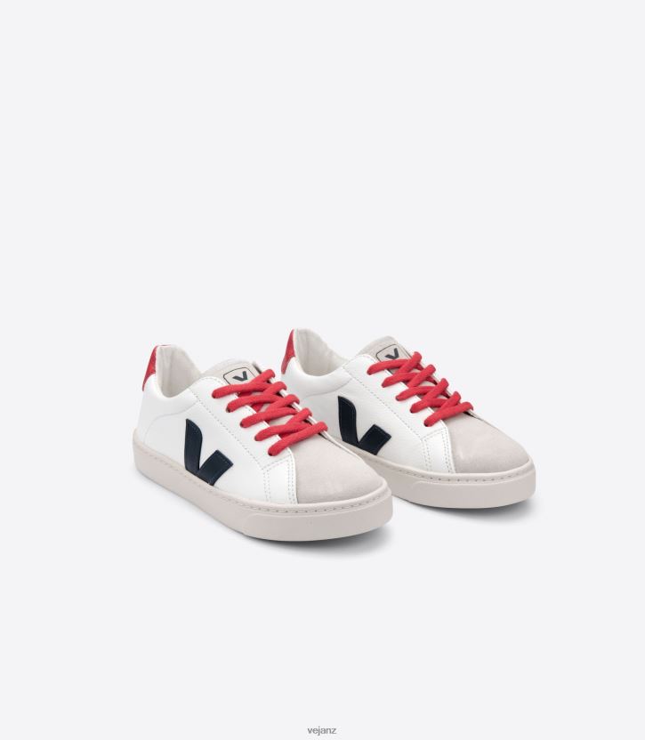 ESPLAR LACES CHROMEFREE LEATHER WHITE NAUTICO PEKIN Kids Veja D42FZB342 Shoes
