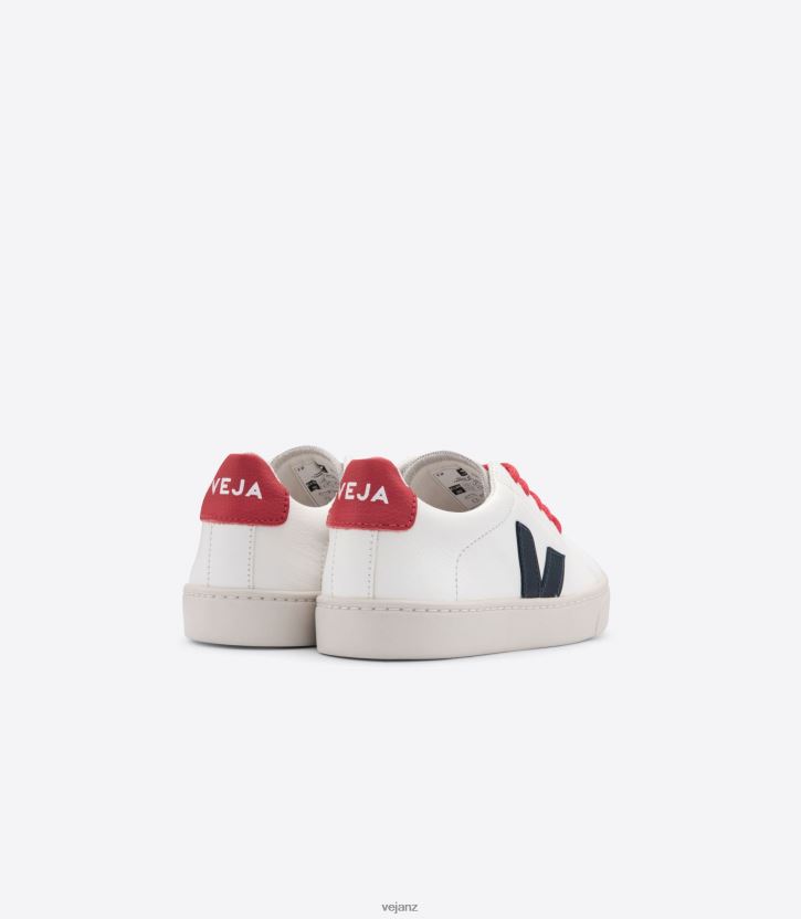 ESPLAR LACES CHROMEFREE LEATHER WHITE NAUTICO PEKIN Kids Veja D42FZB342 Shoes