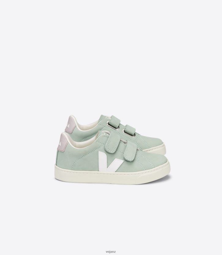 ESPLAR NUBUCK MATCHA WHITE Kids Veja D42FZB340 Shoes