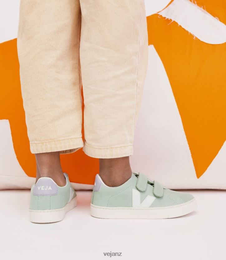 ESPLAR NUBUCK MATCHA WHITE Kids Veja D42FZB340 Shoes
