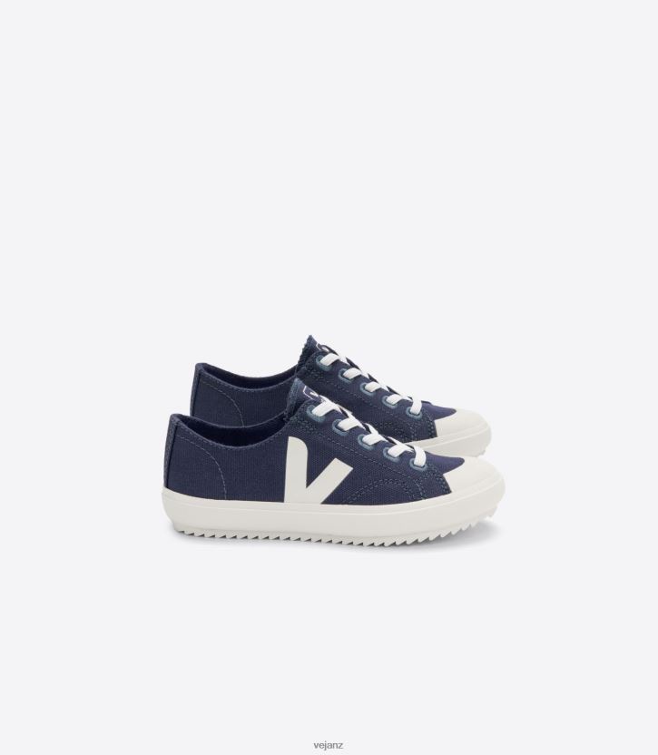 FLIP ELASTIC LACES CANVAS MARINE PIERRE Kids Veja D42FZB392 Shoes