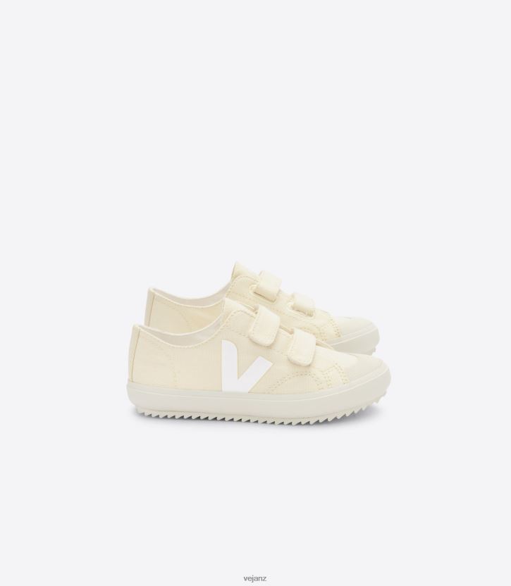 OLLIE CANVAS BUTTER WHITE Kids Veja D42FZB395 Shoes
