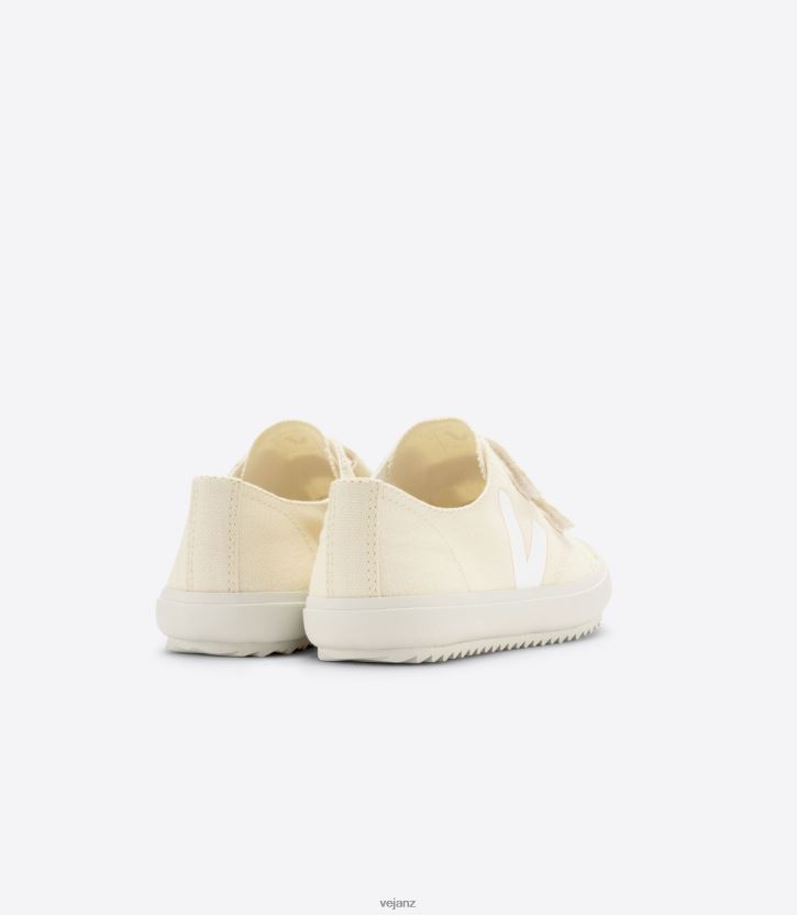 OLLIE CANVAS BUTTER WHITE Kids Veja D42FZB395 Shoes
