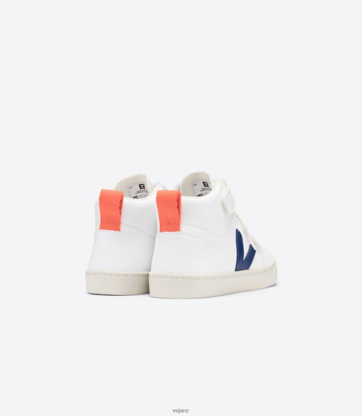 V-10 MID CWL WHITE COBALT ORANGE FLUO Kids Veja D42FZB346 Shoes