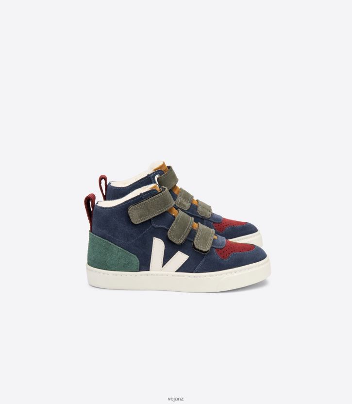 V-10 MID FURED SUEDE MULTICO NAUTICO CYPRUS Kids Veja D42FZB352 Shoes