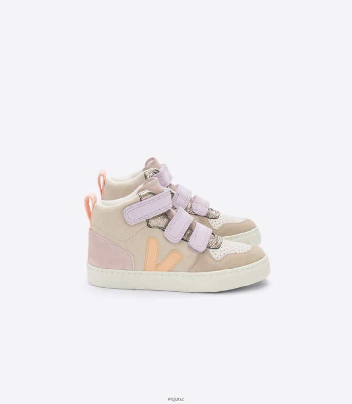 V-10 MID SUEDE MULTICO ALMOND PEACH Kids Veja D42FZB350 Shoes