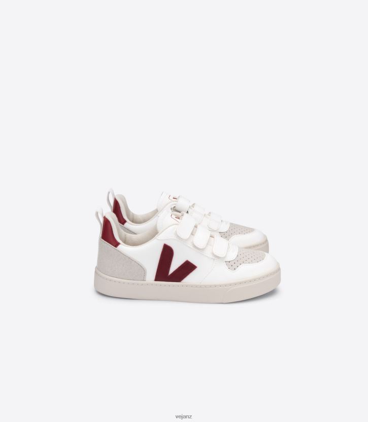 V-10 CWL WHITE MARSALA Kids Veja D42FZB374 Shoes