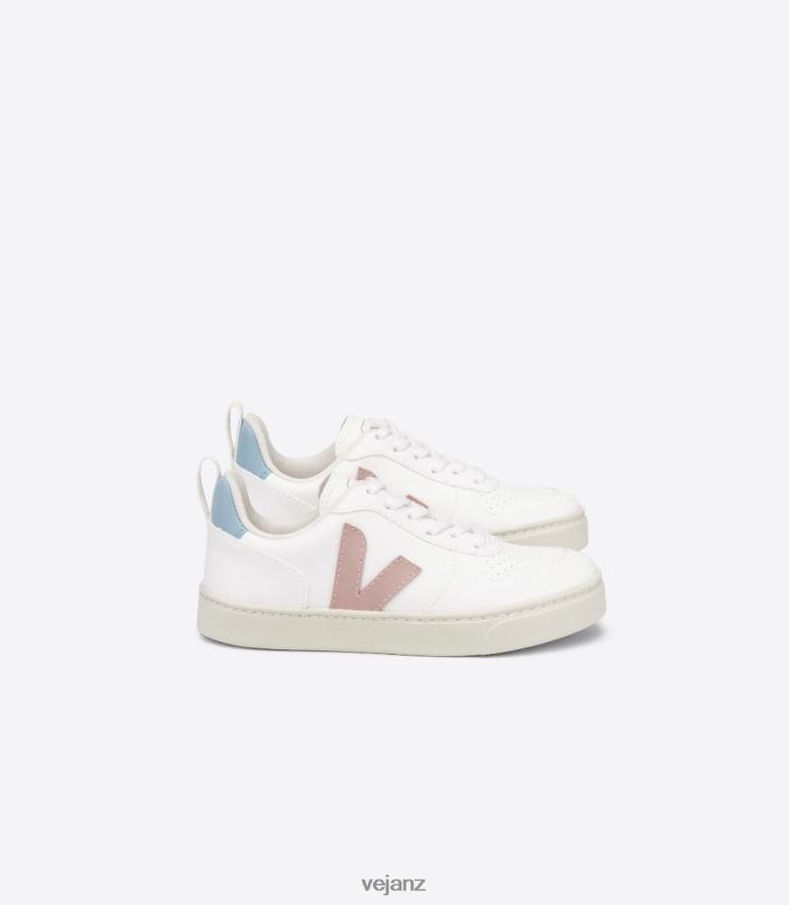 V-10 LACES CWL WHITE BABE BLUE Kids Veja D42FZB370 Shoes
