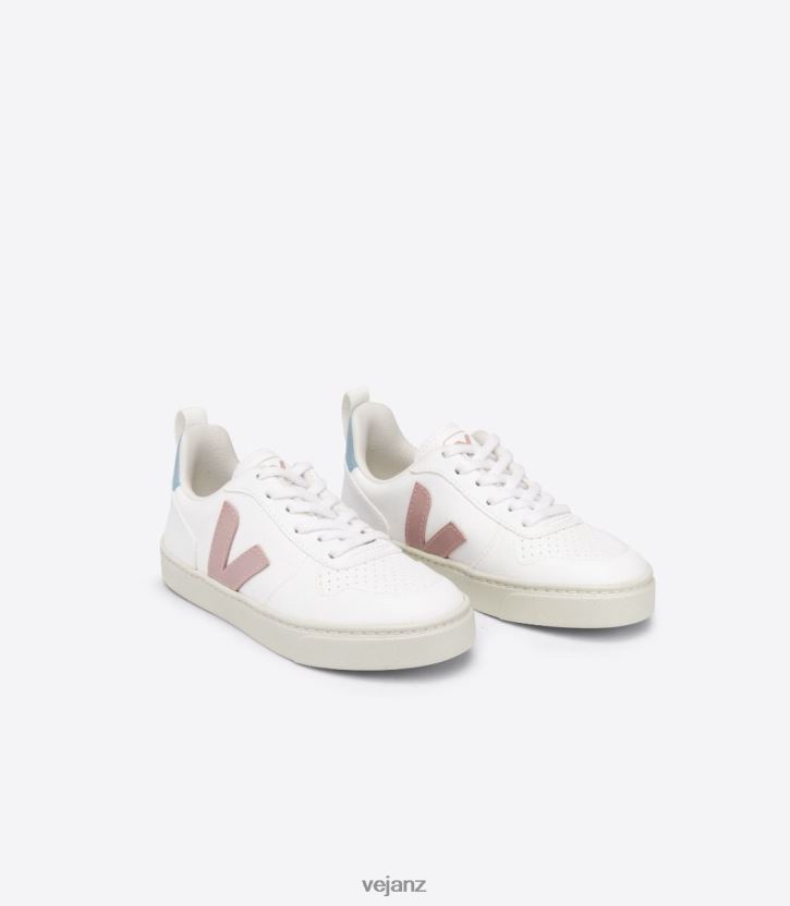 V-10 LACES CWL WHITE BABE BLUE Kids Veja D42FZB370 Shoes