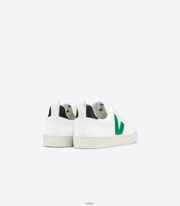 V-10 LACES CWL WHITE EMERAUDE BLACK Kids Veja D42FZB368 Shoes