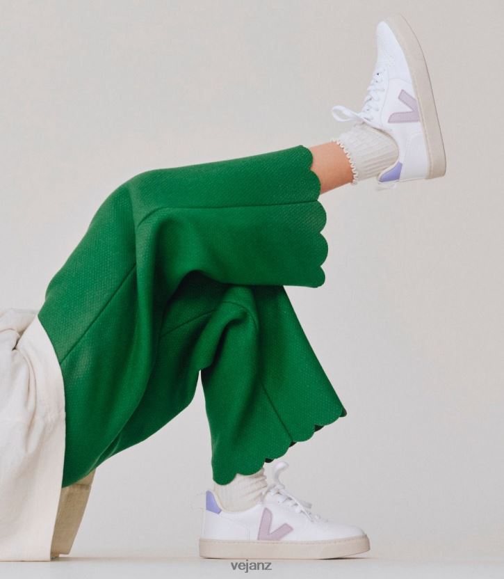 V-10 LACES CWL WHITE PARME LAVANDE Kids Veja D42FZB369 Shoes