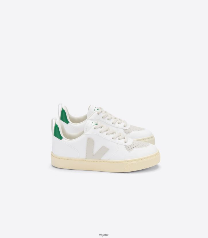 V-10 LACES CWL WHITE PIERRE EMERAUDE Kids Veja D42FZB366 Shoes