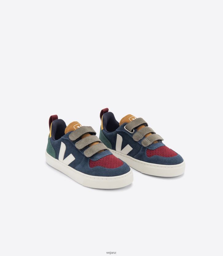 V-10 SUEDE MULTICO NAUTICO Kids Veja D42FZB371 Shoes