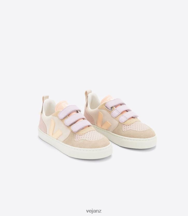 V-10 SUEDE MULTICO SABLE Kids Veja D42FZB364 Shoes