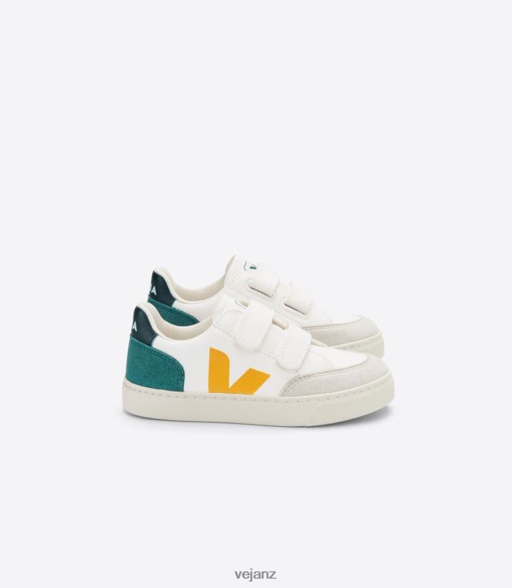 V-12 CHROMEFREE LEATHER MULTICO BRITTANY Kids Veja D42FZB308 Shoes