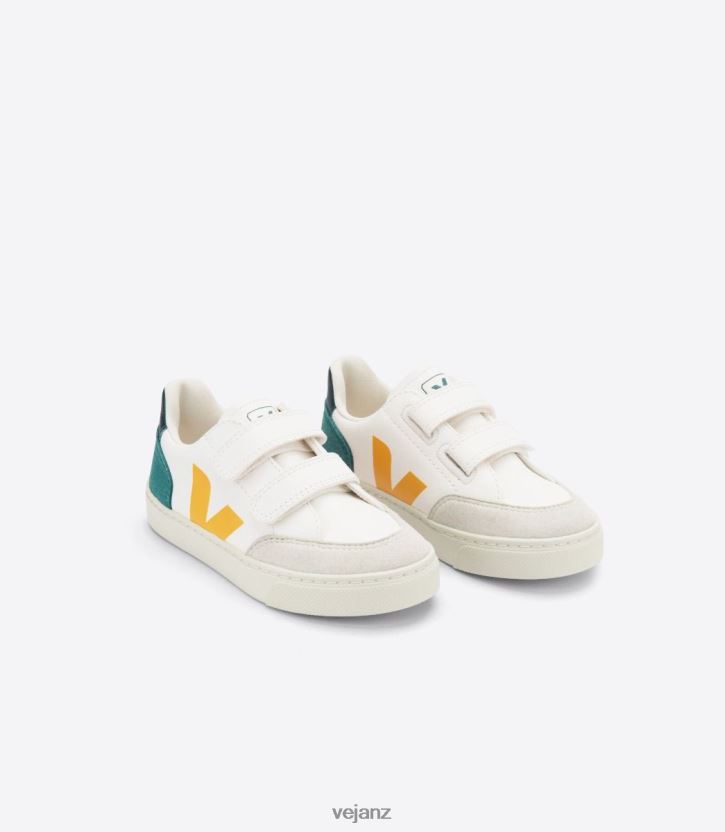 V-12 CHROMEFREE LEATHER MULTICO BRITTANY Kids Veja D42FZB308 Shoes
