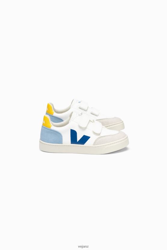 V-12 CHROMEFREE LEATHER WHITE MULTICO Kids Veja D42FZB309 Shoes