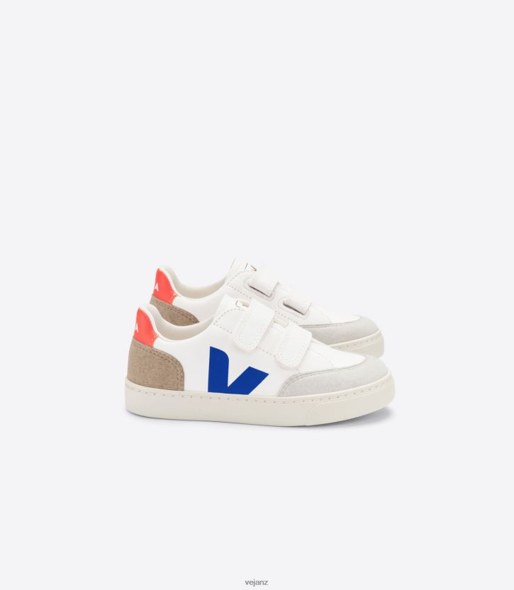 V-12 CHROMEFREE LEATHER WHITE MULTICO MIEL Kids Veja D42FZB303 Shoes