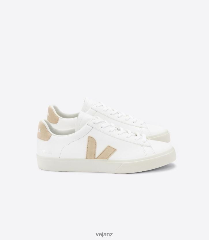 CAMPO CHROMEFREE LEATHER WHITE ALMOND Men Veja D42FZB23 Shoes