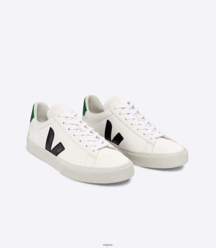 CAMPO CHROMEFREE LEATHER WHITE BLACK EMERAUDE Men Veja D42FZB20 Shoes