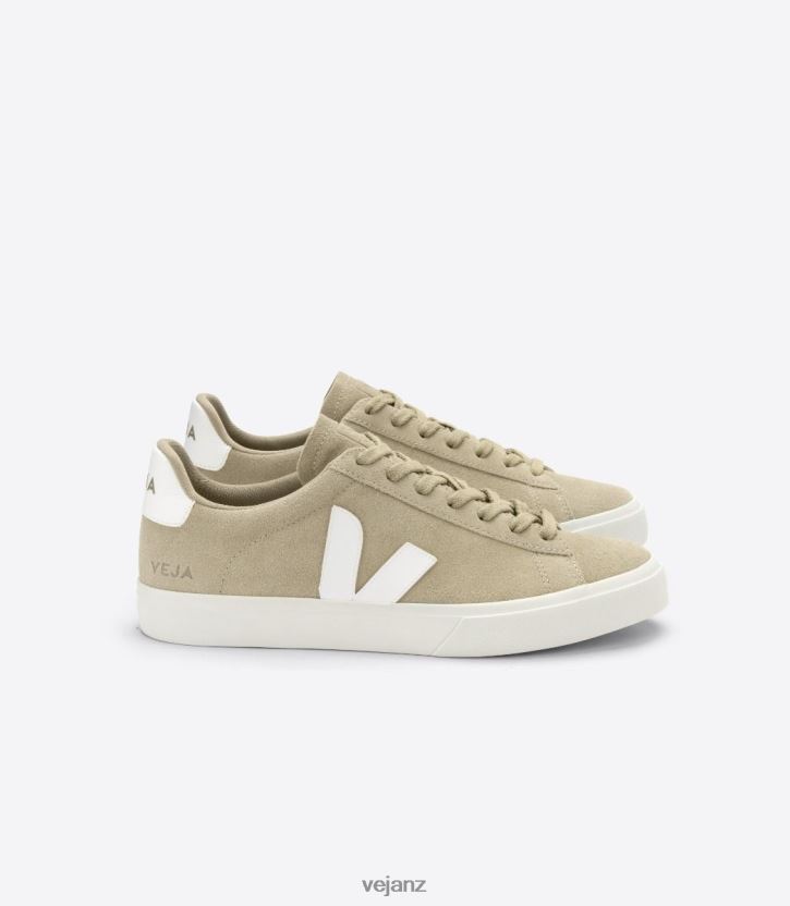 CAMPO SUEDE DUNE WHITE Men Veja D42FZB22 Shoes