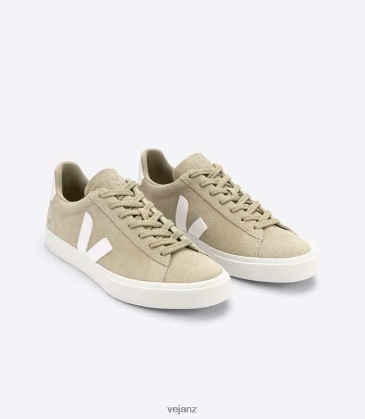CAMPO SUEDE DUNE WHITE Men Veja D42FZB22 Shoes