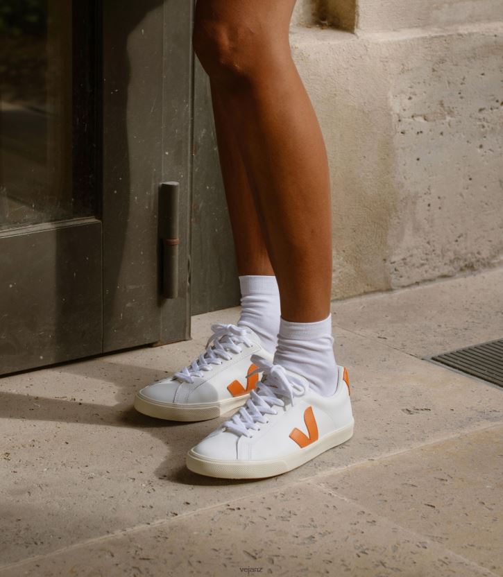 ESPLAR LEATHER WHITE PUMPKIN Men Veja D42FZB93 Shoes