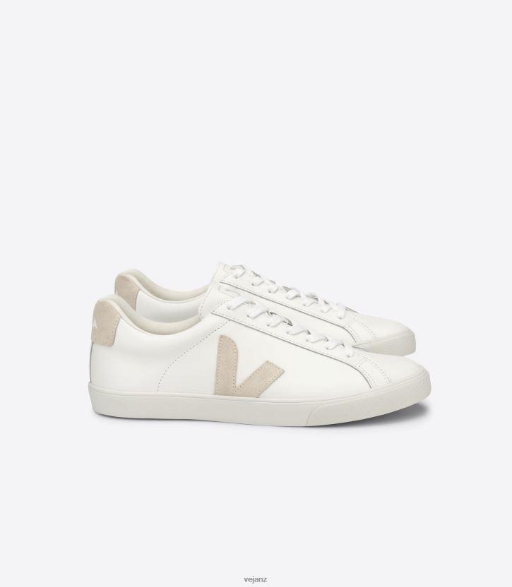 ESPLAR LEATHER WHITE SABLE Men Veja D42FZB90 Shoes