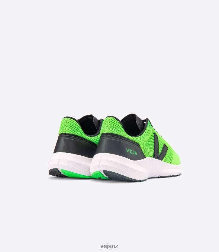 MARLIN V-KNIT VERT FLUO BLACK Men Veja D42FZB206 Shoes