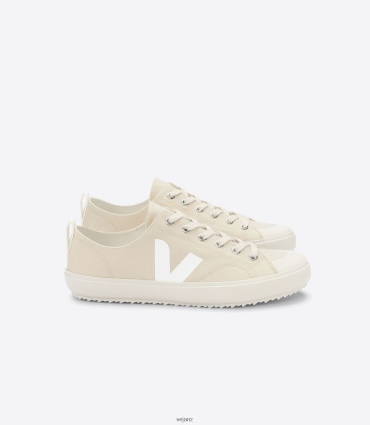 NOVA CANVAS AREIA WHITE Men Veja D42FZB154 Shoes