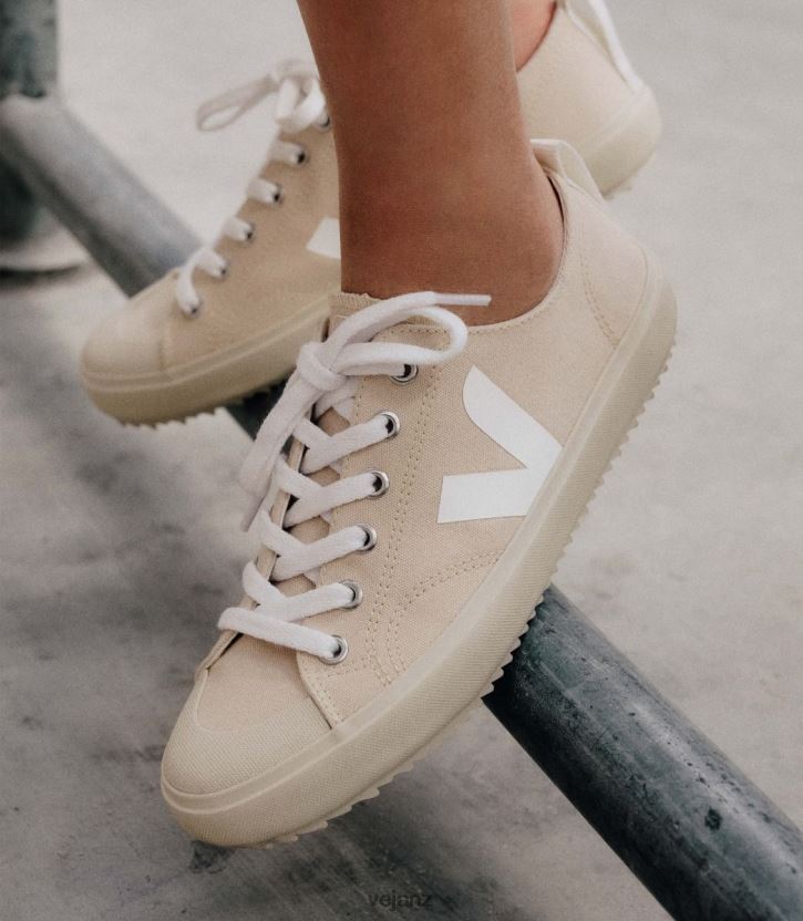 NOVA CANVAS AREIA WHITE Men Veja D42FZB154 Shoes