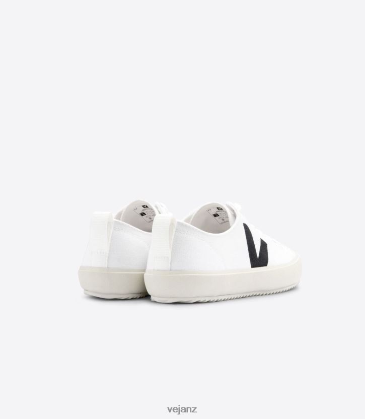 NOVA CANVAS WHITE BLACK Men Veja D42FZB150 Shoes