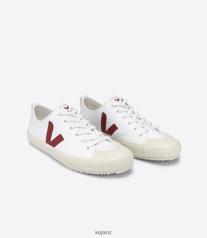 NOVA CANVAS WHITE MARSALA Men Veja D42FZB161 Shoes