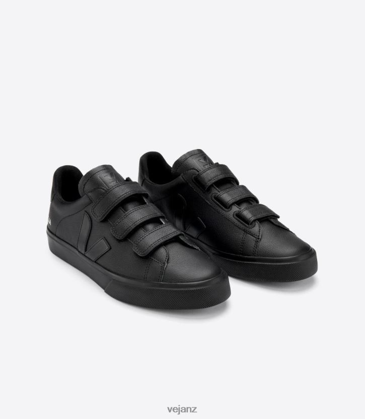 RECIFE CHROMEFREE LEATHER FULL BLACK Men Veja D42FZB111 Shoes