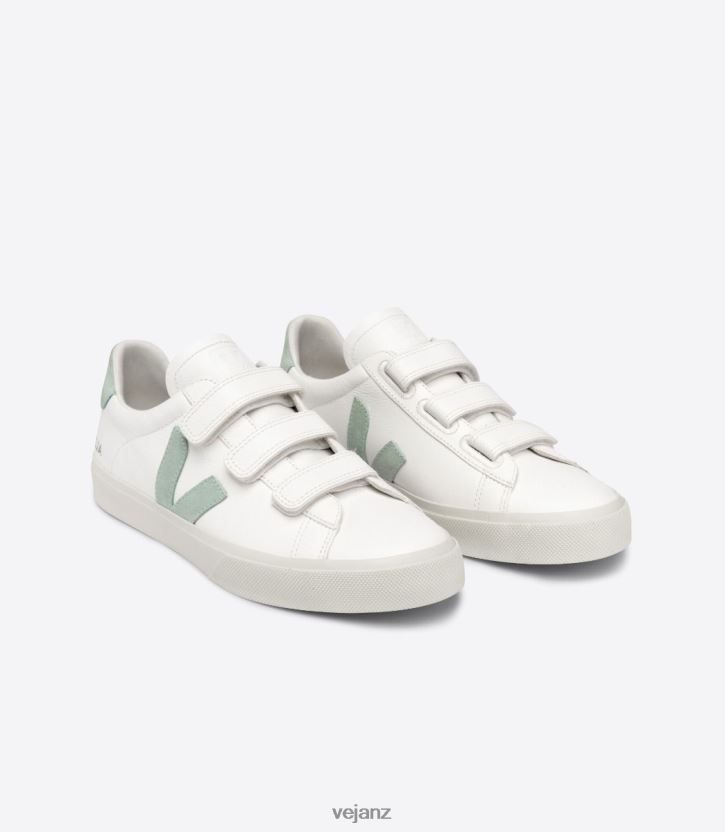 RECIFE CHROMEFREE LEATHER WHITE MATCHA Men Veja D42FZB109 Shoes