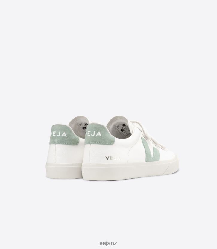 RECIFE CHROMEFREE LEATHER WHITE MATCHA Men Veja D42FZB109 Shoes