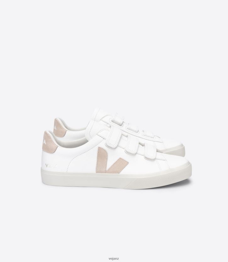 RECIFE CHROMEFREE LEATHER WHITE SABLE Men Veja D42FZB113 Shoes