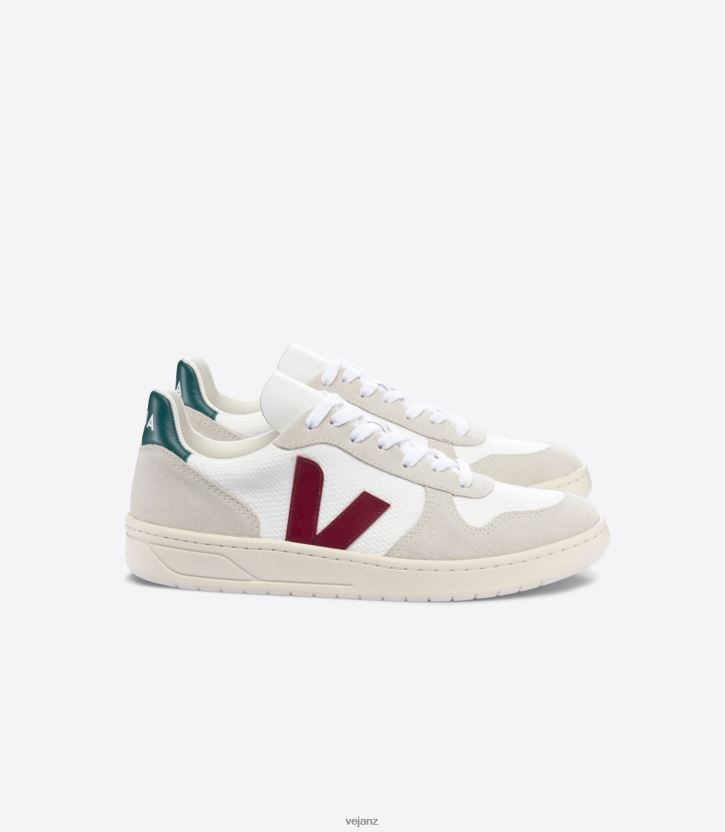 V-10 B-MESH WHITE MARSALA BRITTANY Men Veja D42FZB45 Shoes